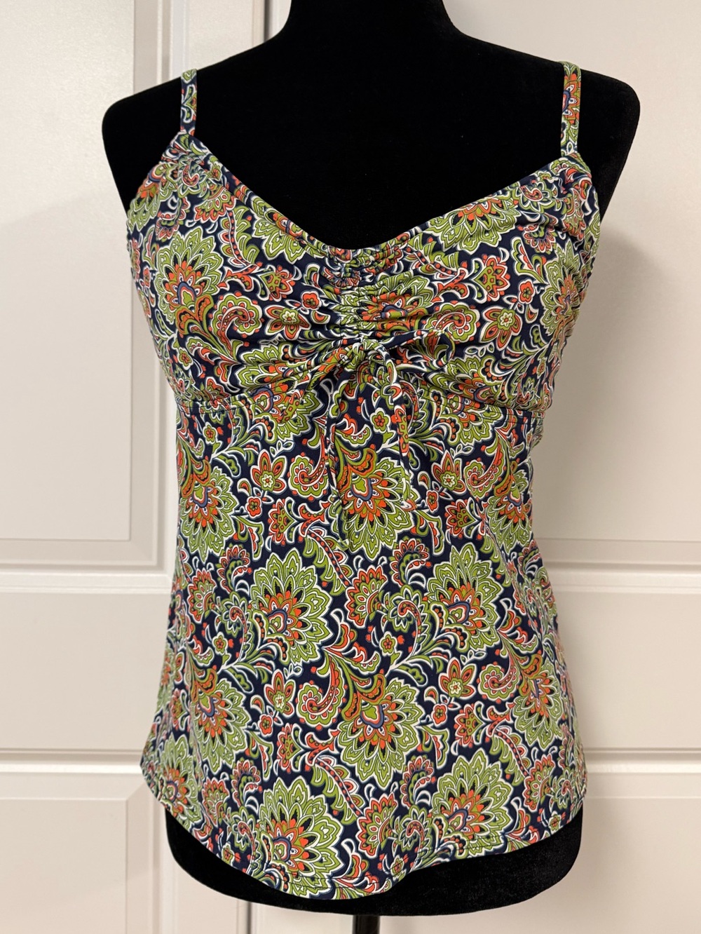 Lands End Beach Living Floral Cinch Swim Tankini